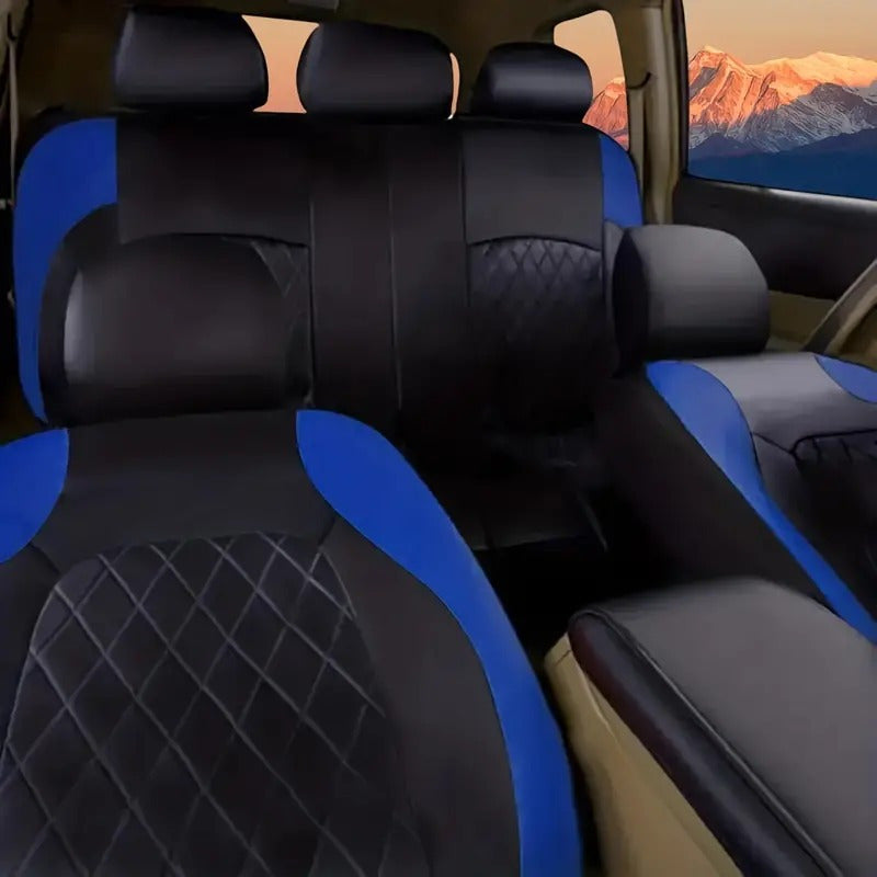 Premium PU Leather 7-Seater Car Seat Covers – Ultra-Durable, Elegant Design, Universal Fit, Water-Resistant, Scratch-Resistant, Enhanced Comfort for All Vehicles