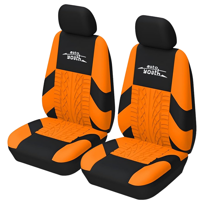 Autoyouth custom car seat covers polyester universal black