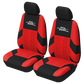 custom car seat covers polyester universal red