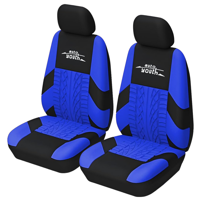 AUTOYOUTH Brand Embroidery Car Seat Covers Orange