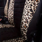 Car Seat Covers Two-Tone Cheetah Print Seat Covers Covers Car Accessories for Most Cars, Trucks, SUVs or Vans