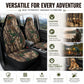 Forest Camouflage Front Car Seat Covers