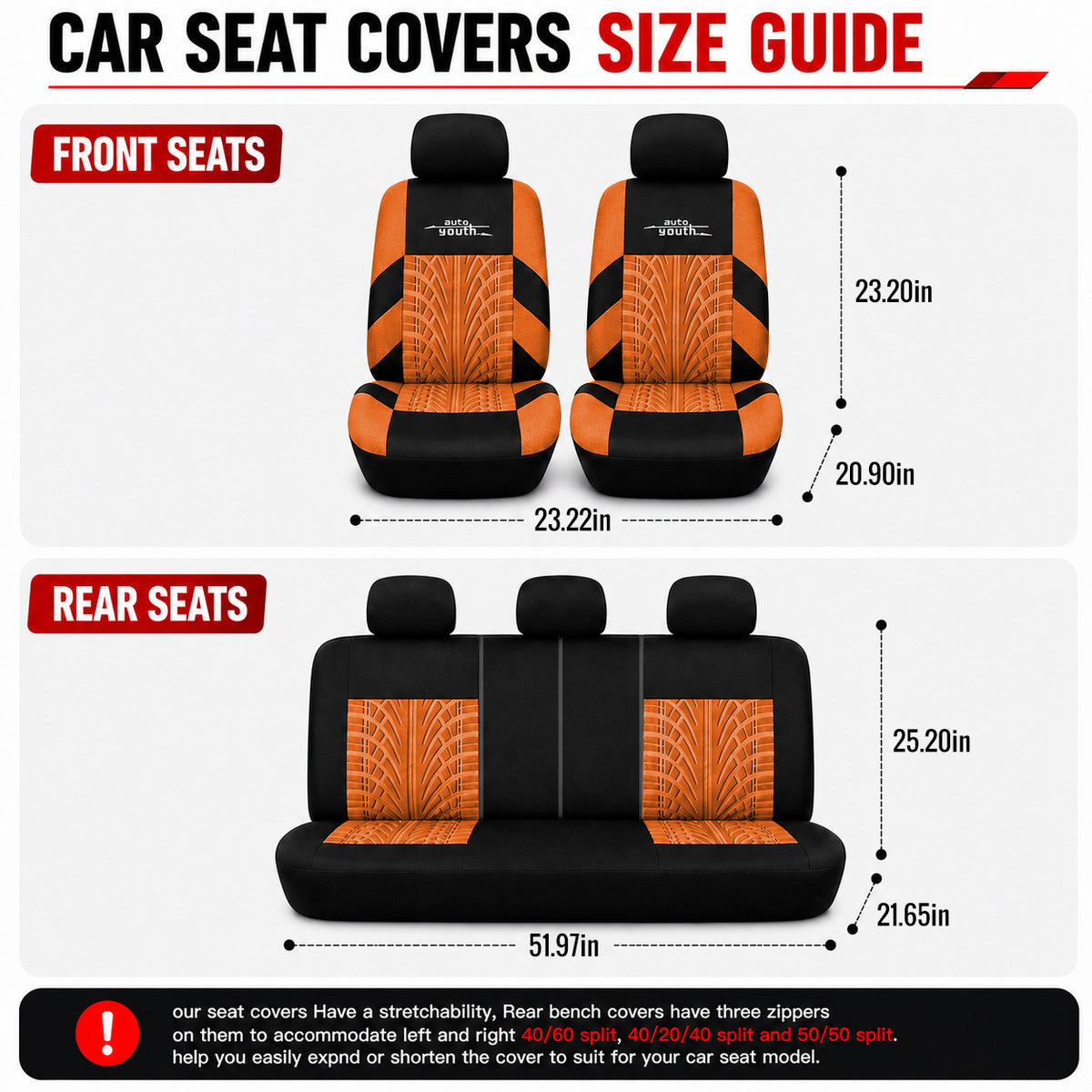 3D Embossed Seat Covers