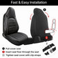 PU Leather Car Seat Covers High Back