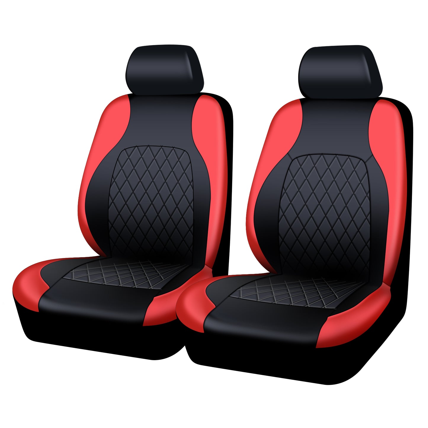 PU Leather Car Seat Covers Front Set
