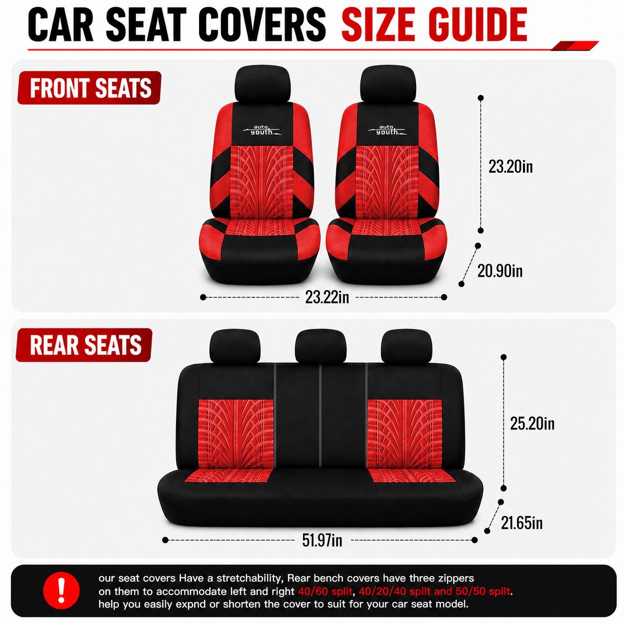 3D Embossed Seat Covers