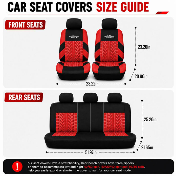 3D Embossed Seat Covers