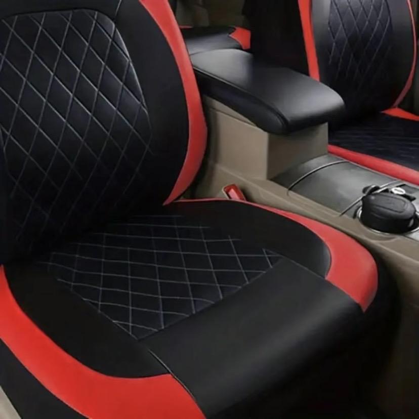 PU Leather Car Seat Covers Front Set