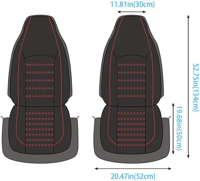 PU Leather Car Seat Covers High Back