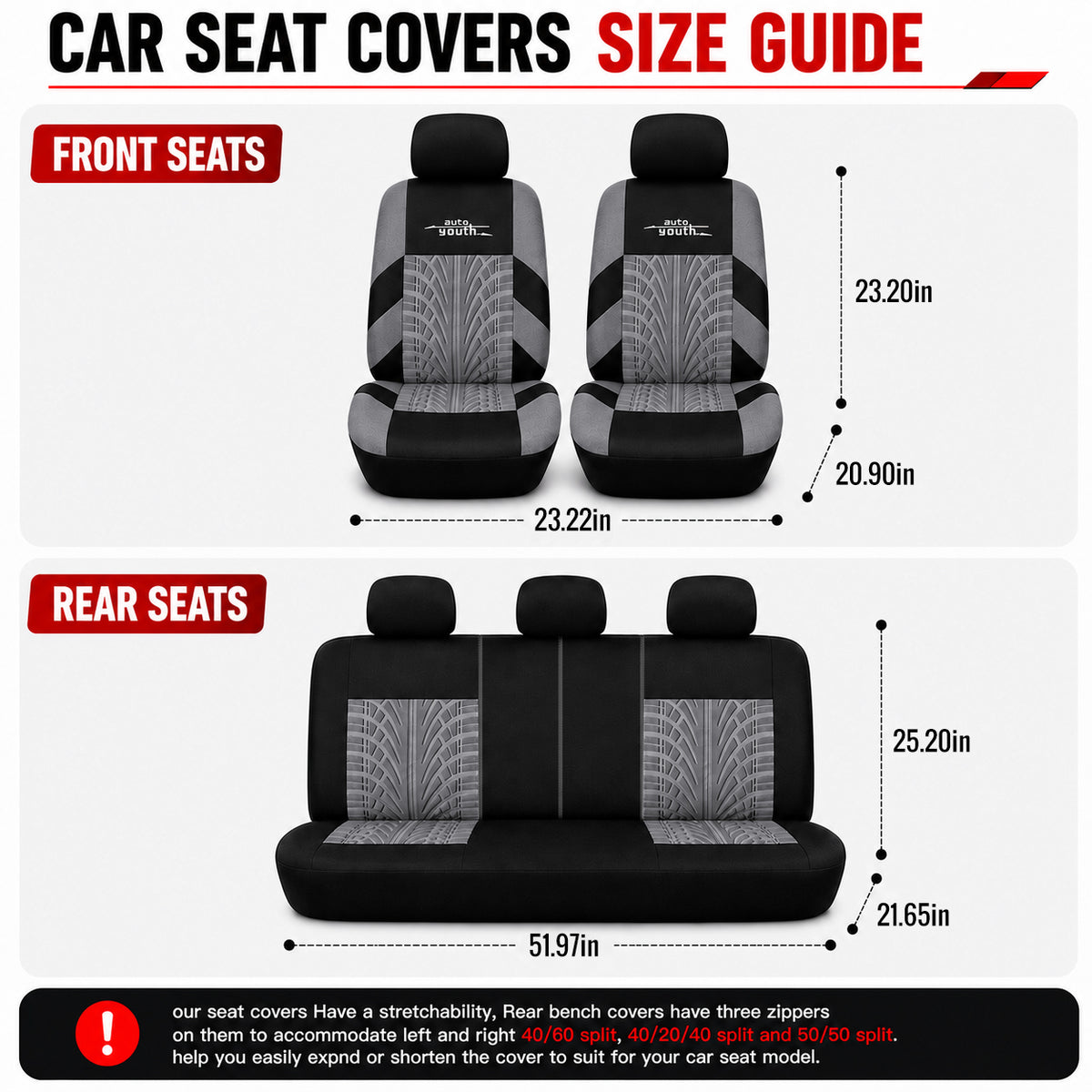 3D Embossed Seat Covers