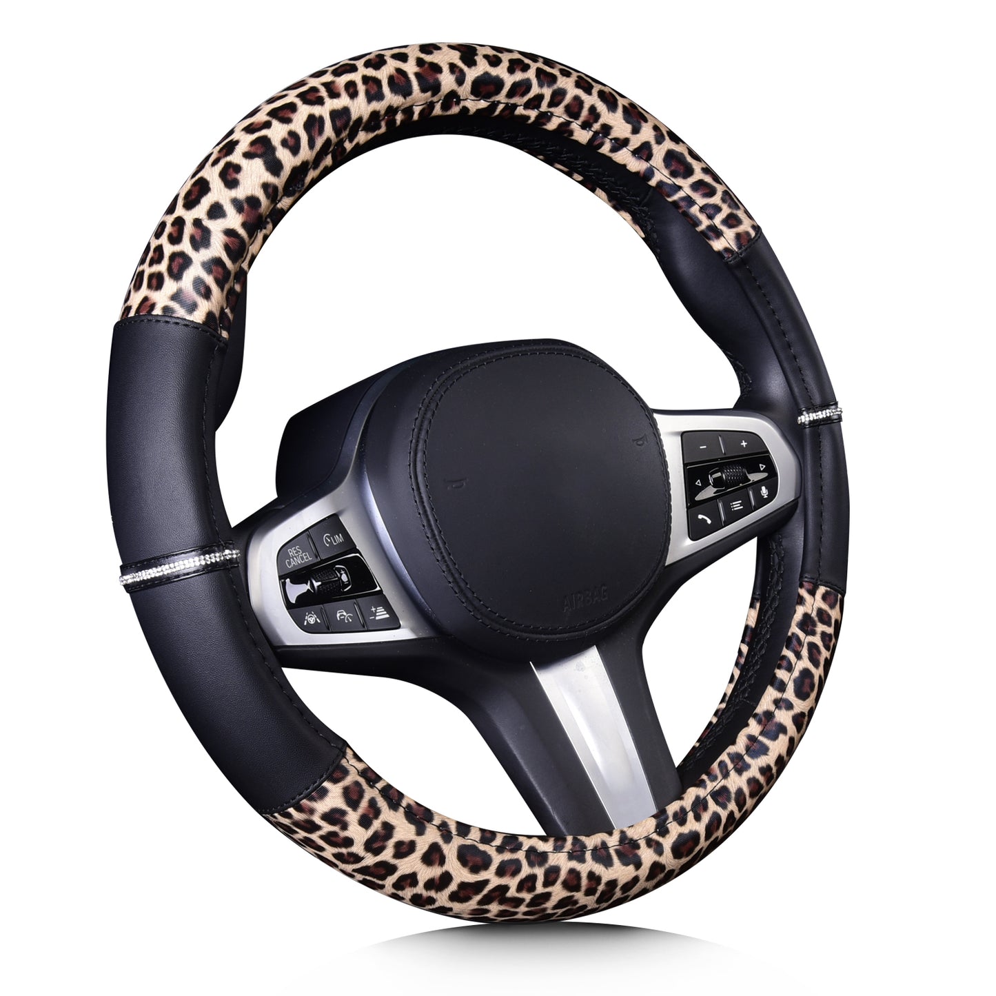 Leopard & Cheetah Steering Wheel Cover