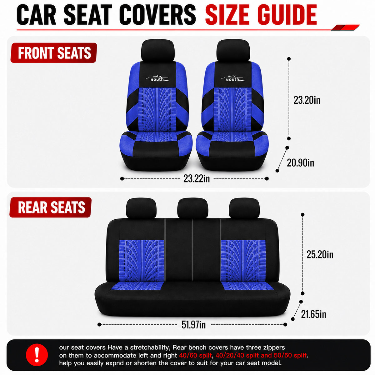 3D Embossed Seat Covers
