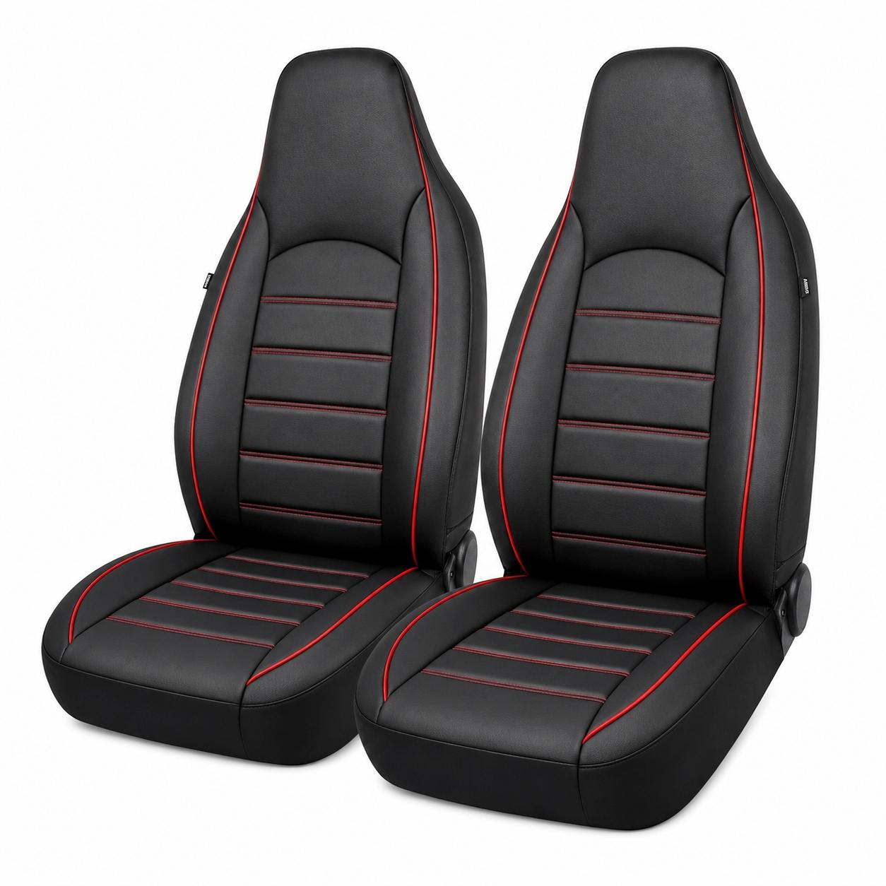PU Leather Car Seat Covers High Back