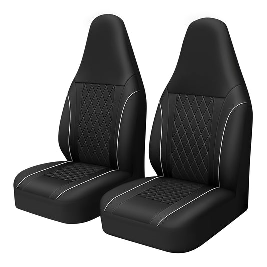 PU Leather Car Seat Covers 2PCS