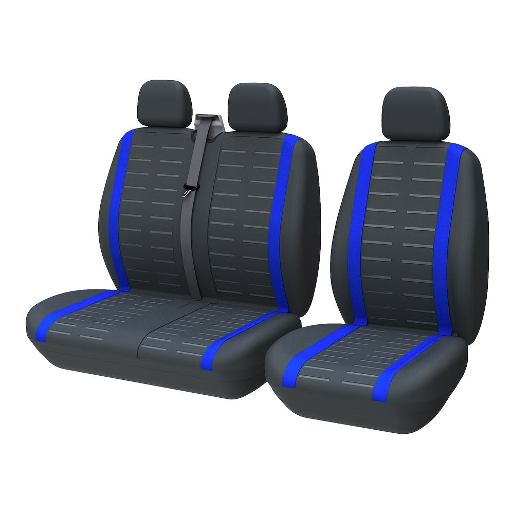 1+2 Seat Covers For Transporter For Ford Transit Van Truck Lorry For Renault For Peugeot For Opel