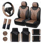 Leopard Print Car Seat Covers Set