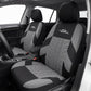 AUTOYOUTH Brand Embroidery Car Seat Covers Gray