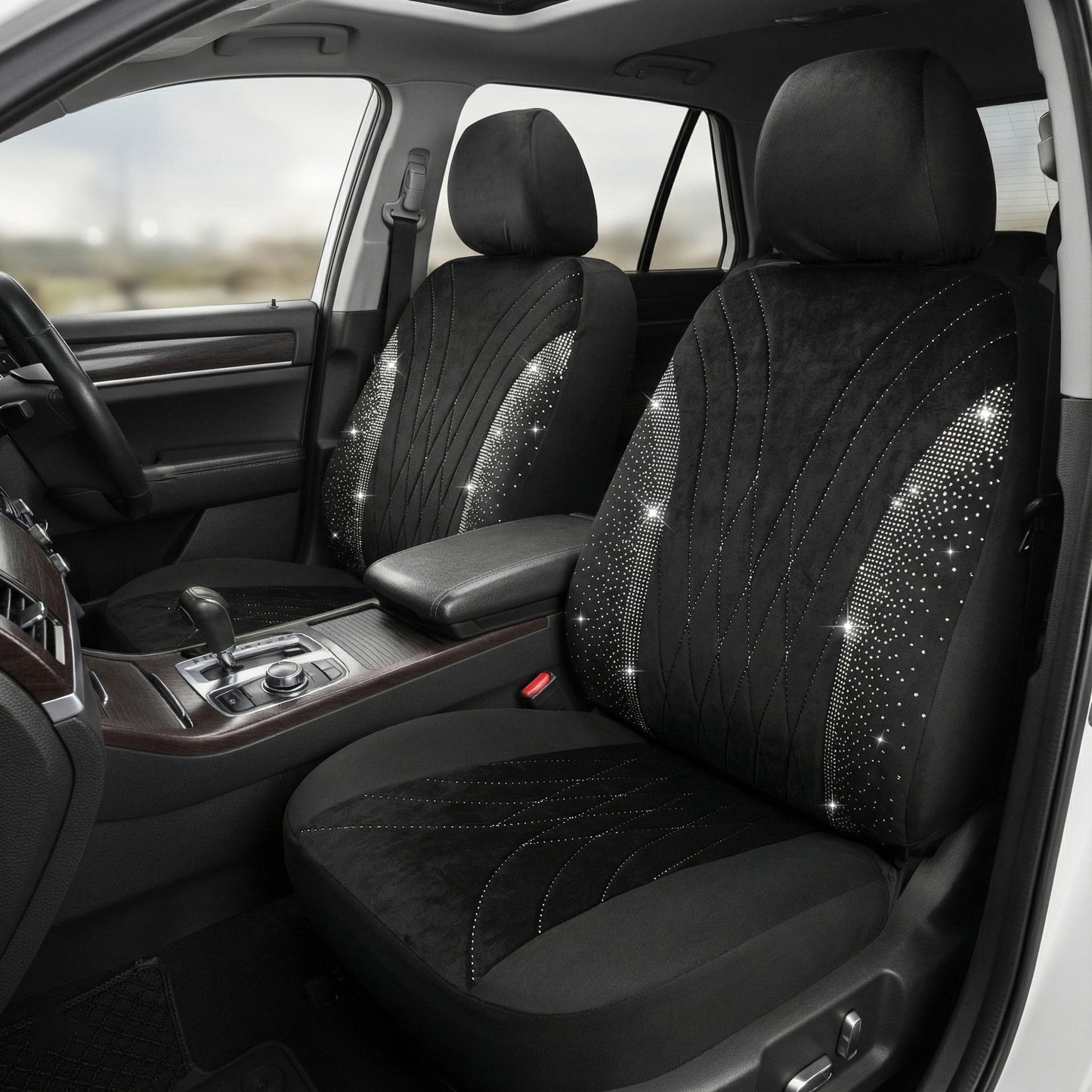 Bling Rhinestone Car Seat Covers