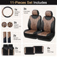 Leopard Print Car Seat Covers Set