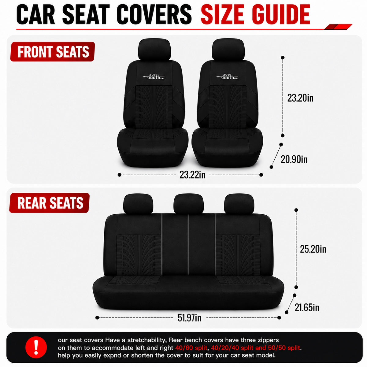 3D Embossed Seat Covers