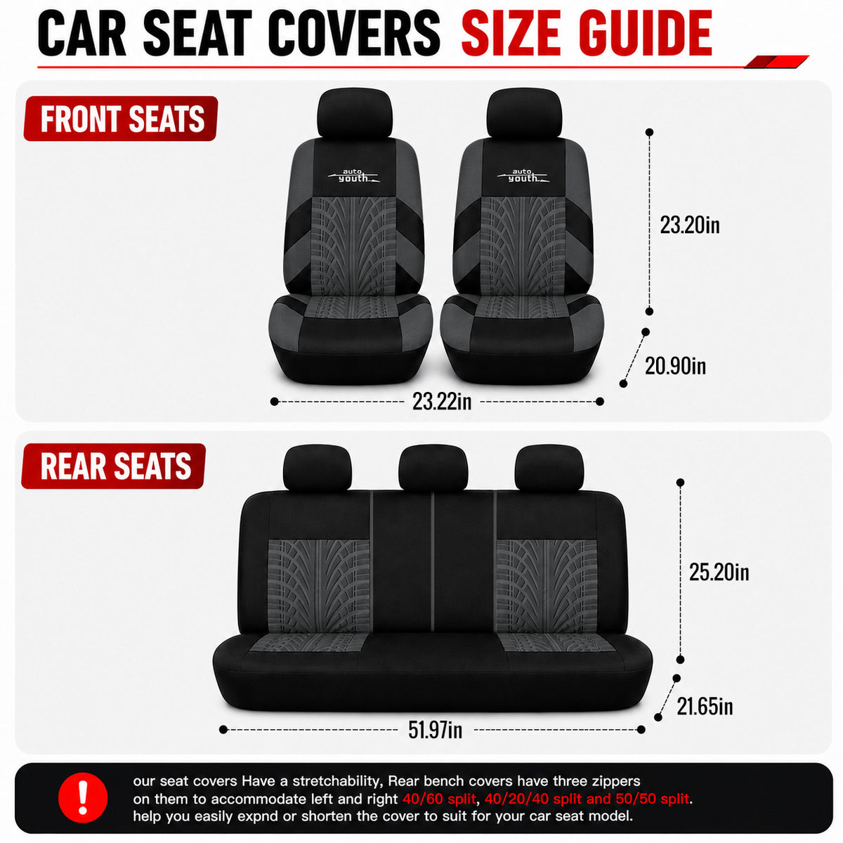 3D Embossed Seat Covers