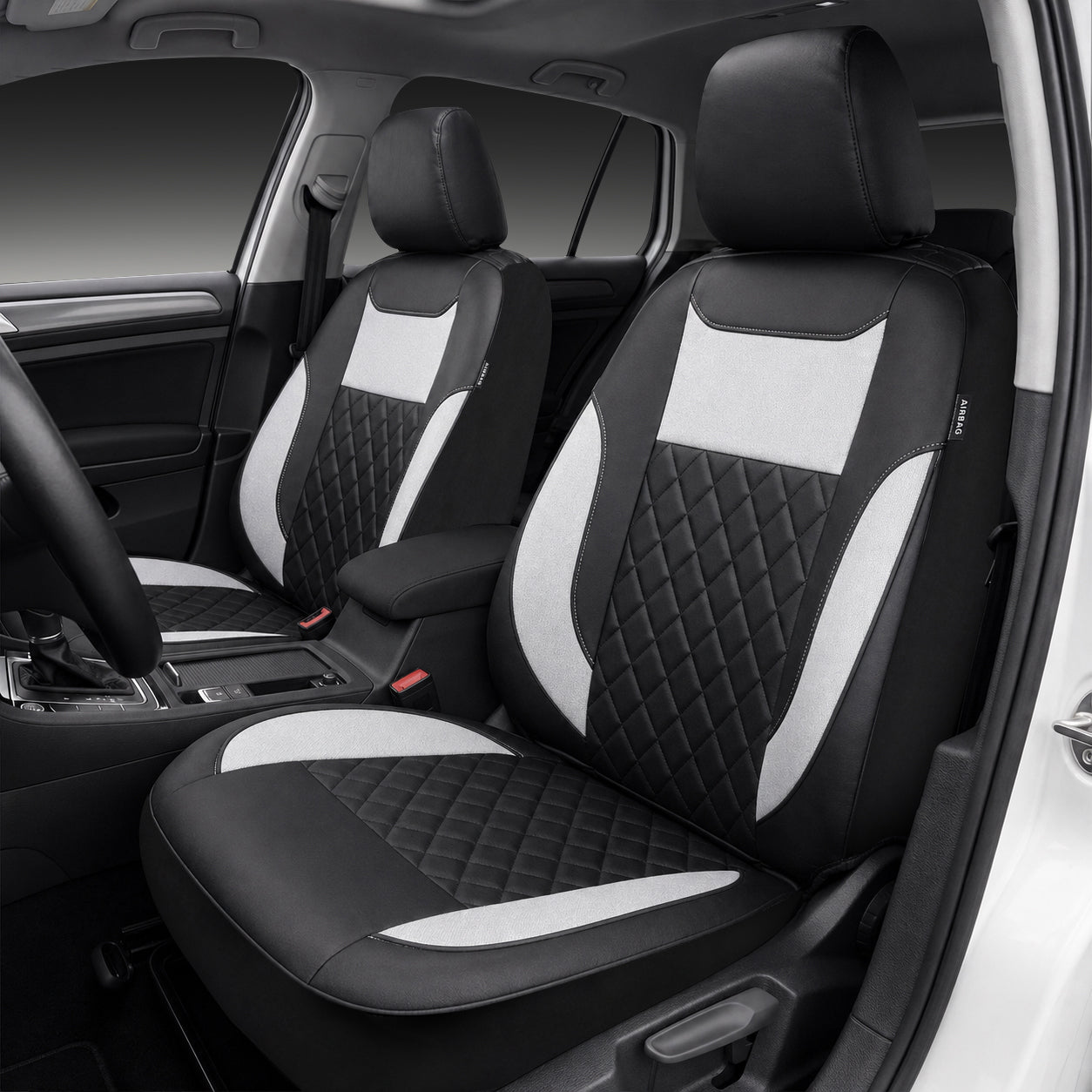 Diamond Quilted Front Seat Covers