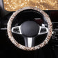 Leopard Bling Crystal Steering Wheel Cover