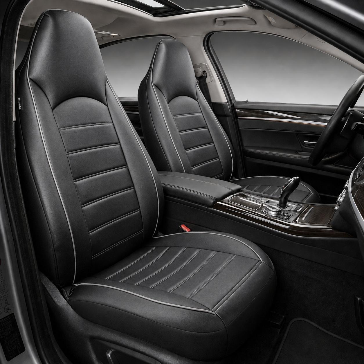 PU Leather Car Seat Covers High Back