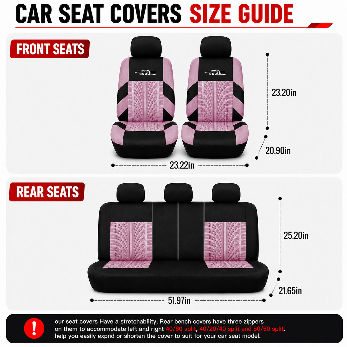 3D Embossed Seat Covers