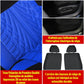 Universal Car Seat Cover Tire Traces Blue
