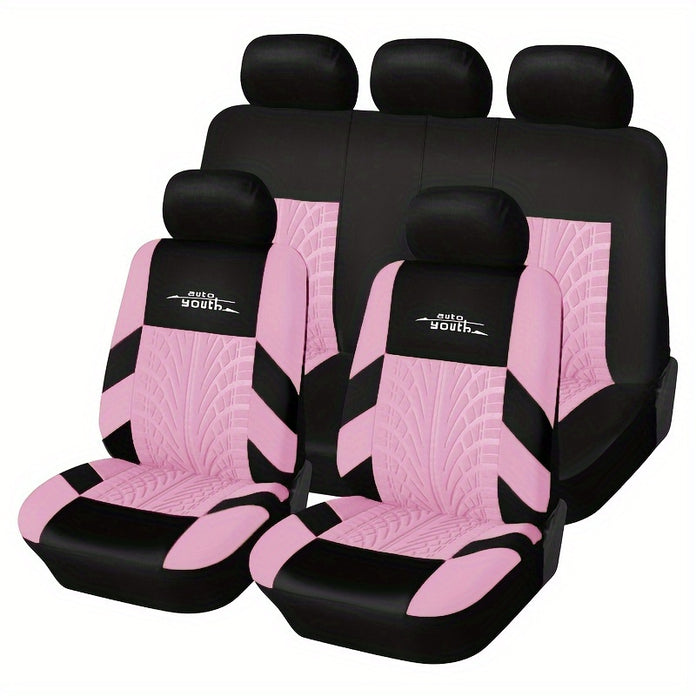 3D Tyre Print Car Seat Covers