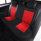 custom car seat covers polyester universal red