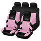 Full Set Car Seat Cover Universal Tire Track Detail Styling