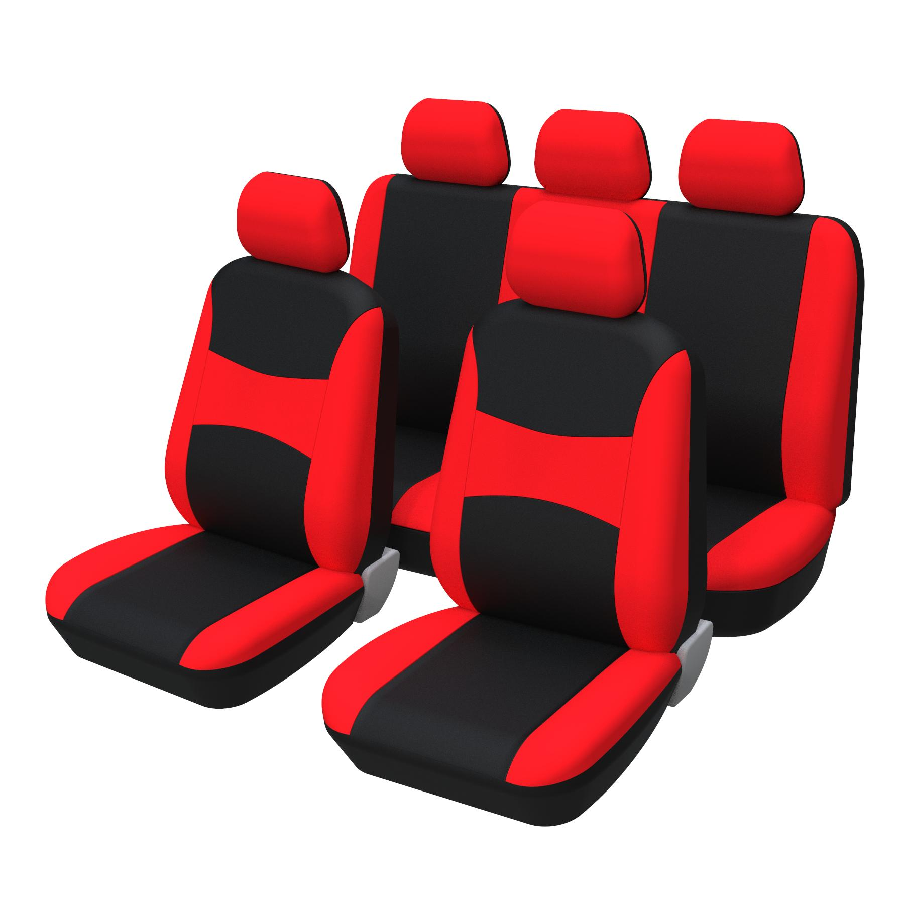 9PCS Car Seat Cover Full Universal Size Seat Cover Elastic Side Car Interior for Most Cars