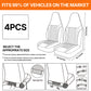PU Leather Car Seat Covers 2PCS