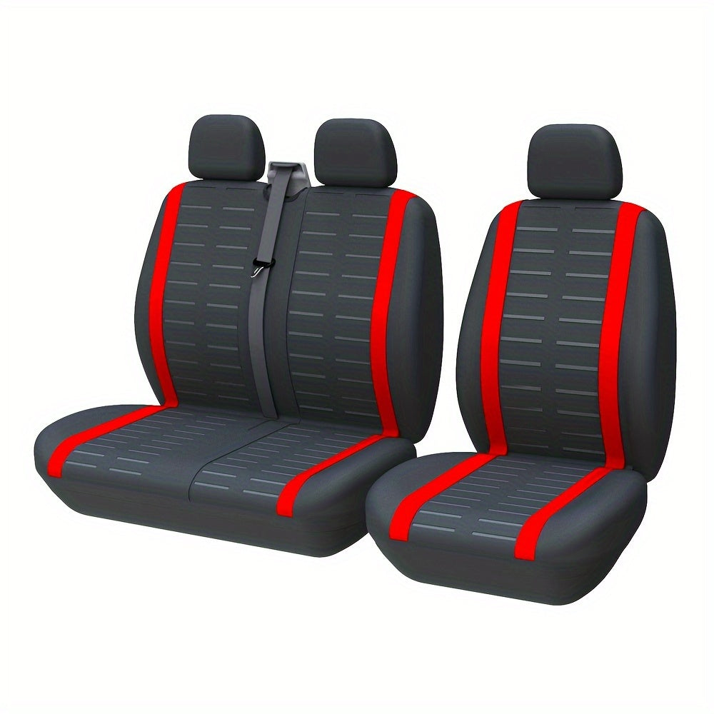 1+2 Seat Covers For Transporter For Ford Transit Van Truck Lorry For Renault For Peugeot For Opel