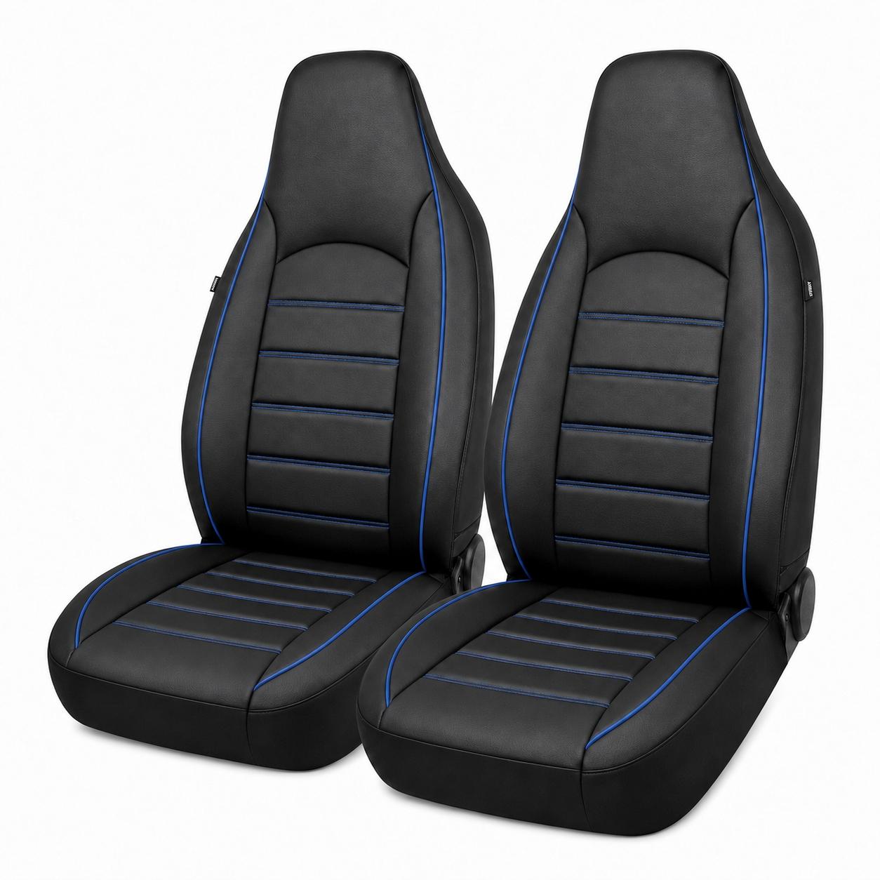 PU Leather Car Seat Covers High Back