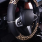 Leopard Steering Wheel Cover Universal Fit 37-38cm