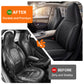 PU Leather Car Seat Covers 2PCS