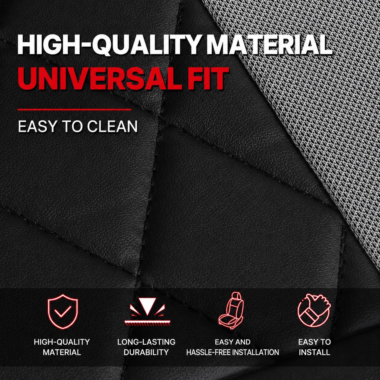 Diamond Quilted Front Seat Covers