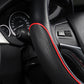 DIY Leather Steering Wheel Cover Automotive Interior Accessories Decorate 15 Inch Universal Anti-Slip DIY Sport