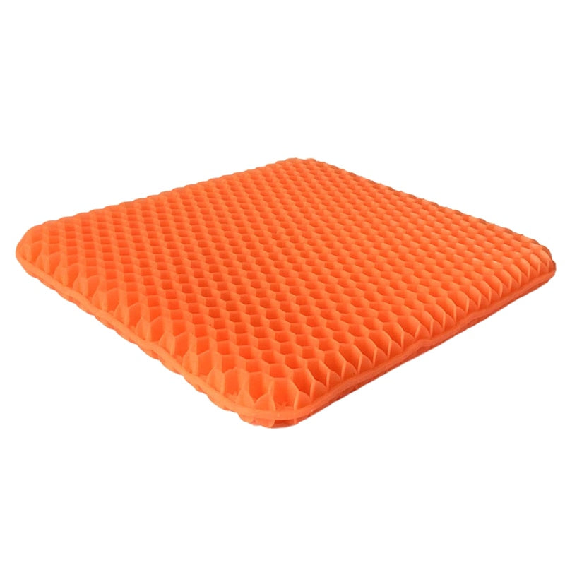 Gel Seat Cushion, Double Thick Gel Cushion,Non-Slip Cover Wheelchair Cushion Chair Pads for Car Seat Office Chair