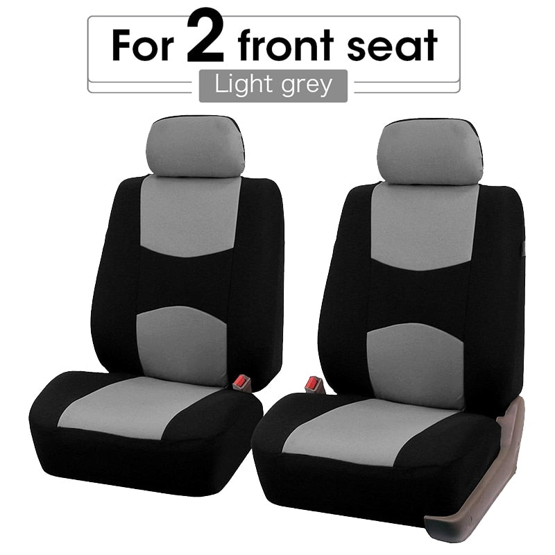 Car Seat Covers Airbag compatible Fit Most Car, Truck, SUV, or Van 100% Breathable with 2 mm Composite Sponge Polyester Cloth