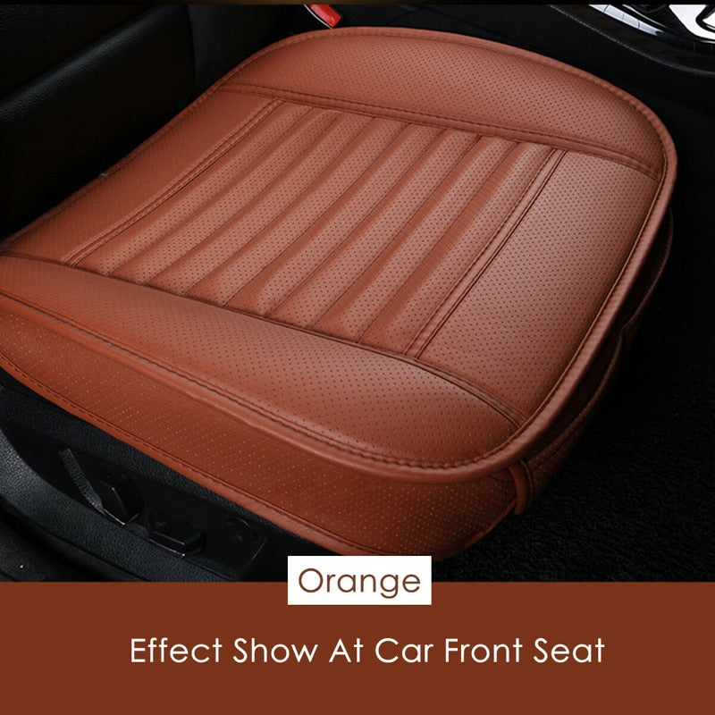 Universal Car Seat Cover Breathable PU Leather Pad Mat For Auto Chair Cushion Car Front Seat Cover Four Seasons Anti Slip Mat