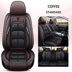Luxury Waterproof Leather Car Seat Cover Full Set Universal Car Seat Covers
