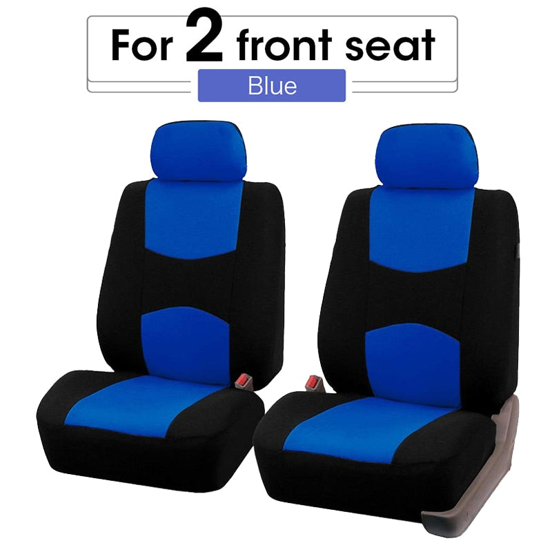 Universal Car Seat Covers Airbag Compatible Auto Cushion Protectors For Vaz 2110 For Hyundai i800 For Citroen C1 For 2005 Clio