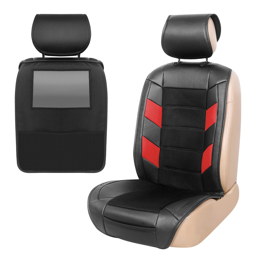 New Full Leather Single Car Seat Cushion Cover Airbag Compatible For Fiat Scudo 2014 for Iveco