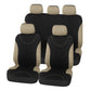 Full Car Seat Cover Front and Rear Split Bench Protection, Easy to Install, Universal Fit for Auto Truck Van SUV