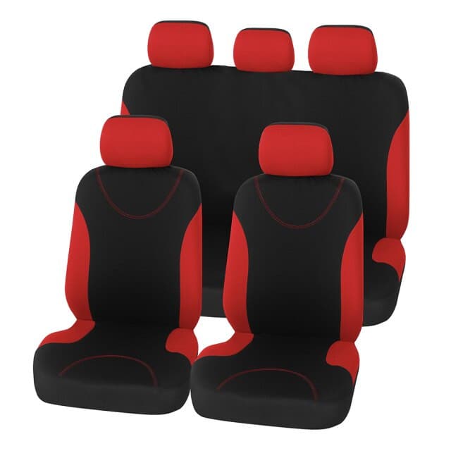 Full Car Seat Cover Front and Rear Split Bench Protection, Easy to Install, Universal Fit for Auto Truck Van SUV